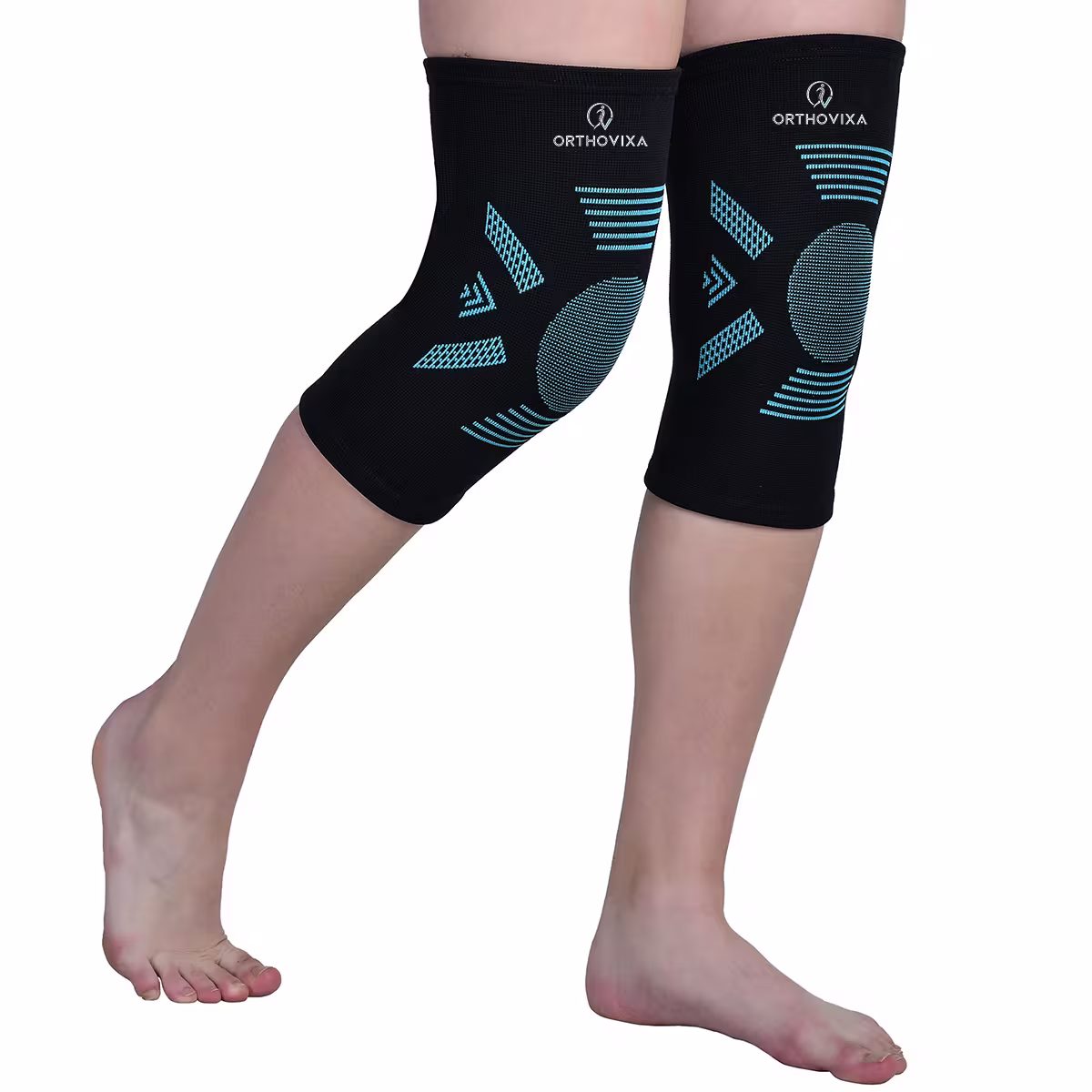 Orthovixa Knee Cap 3D for Sports, Gym, Running, Jogging & Weightlifting (Men)