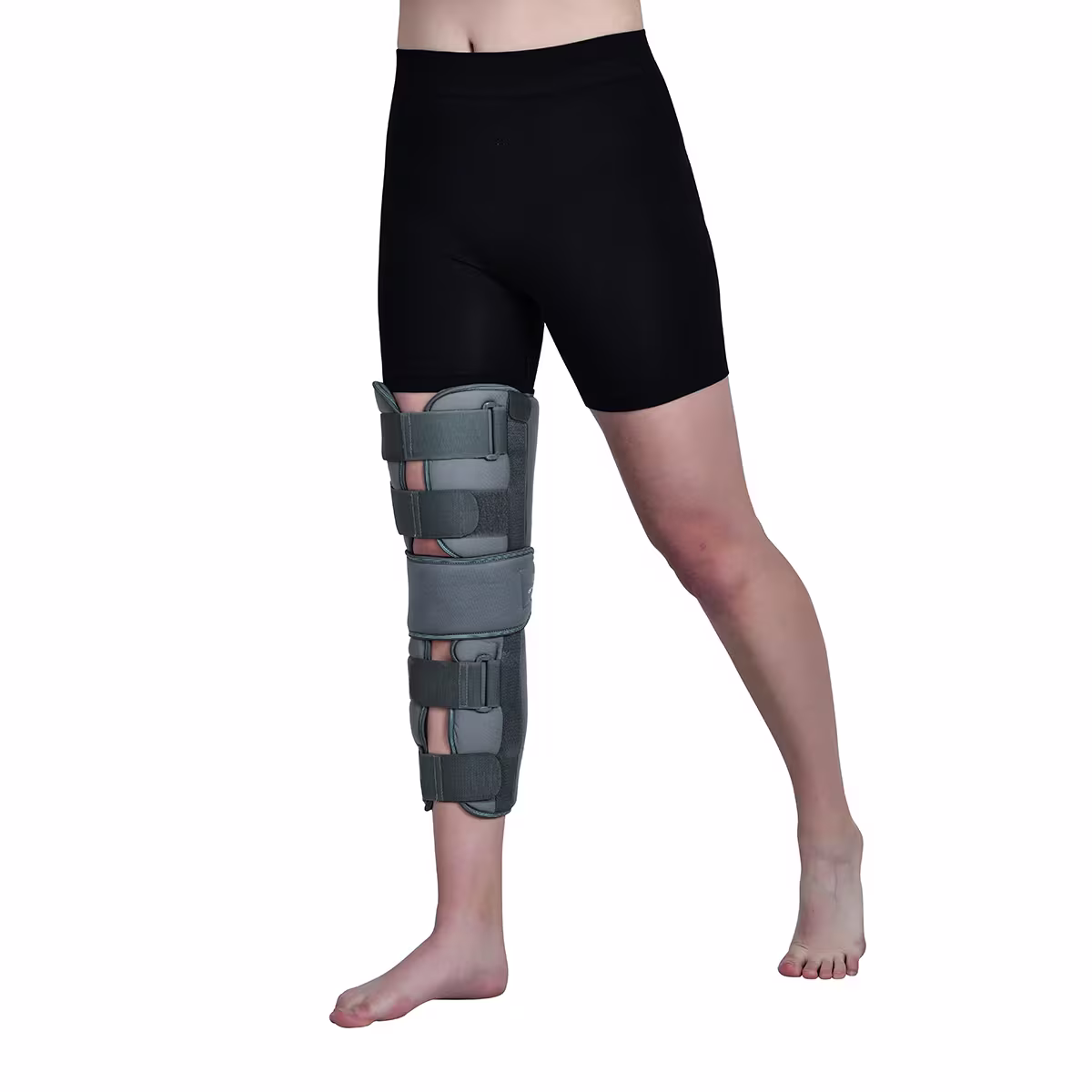 Orthovixa Knee Immobiliser | Foam Padding with Aluminium Splints image 4