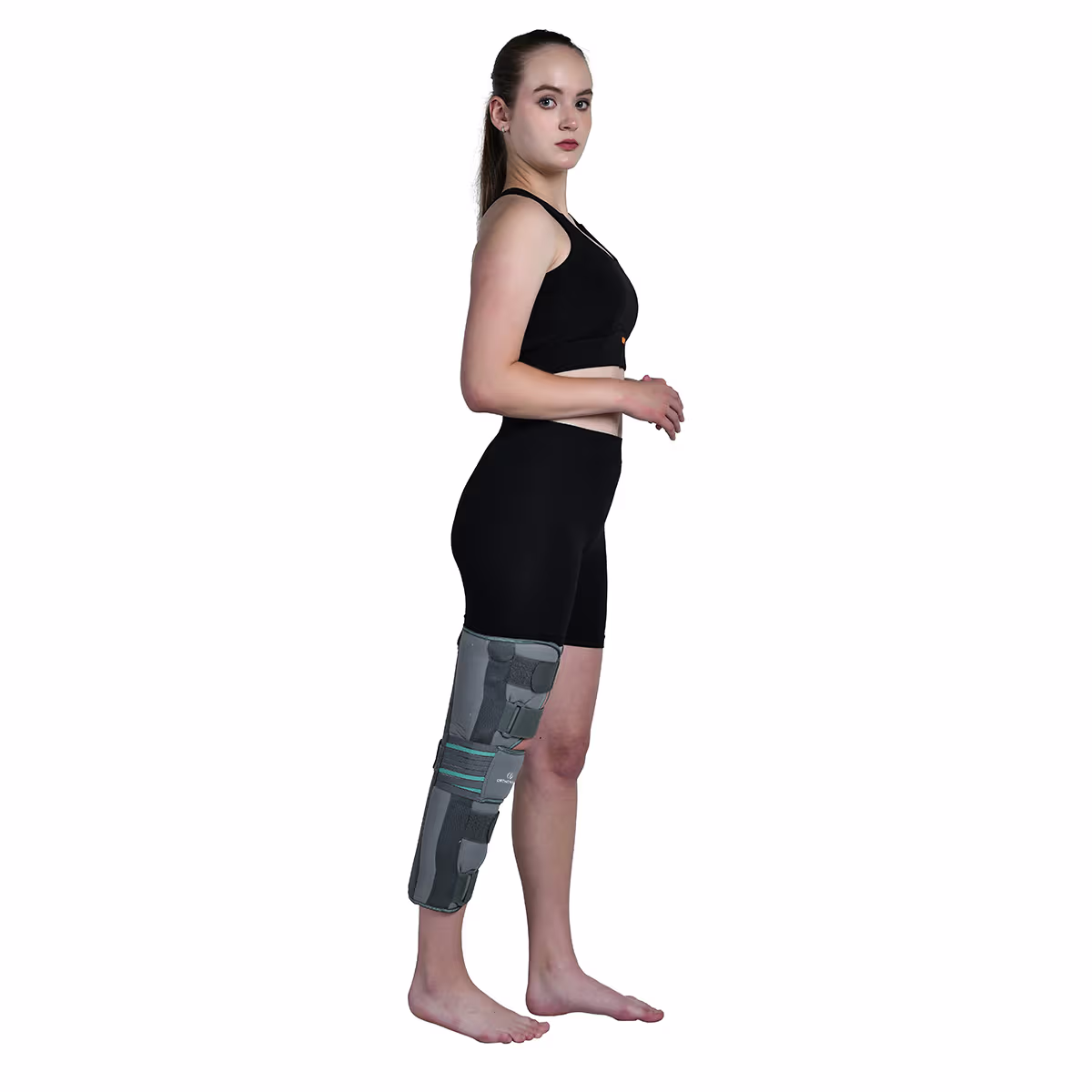 Orthovixa Knee Immobiliser | Foam Padding with Aluminium Splints image 5