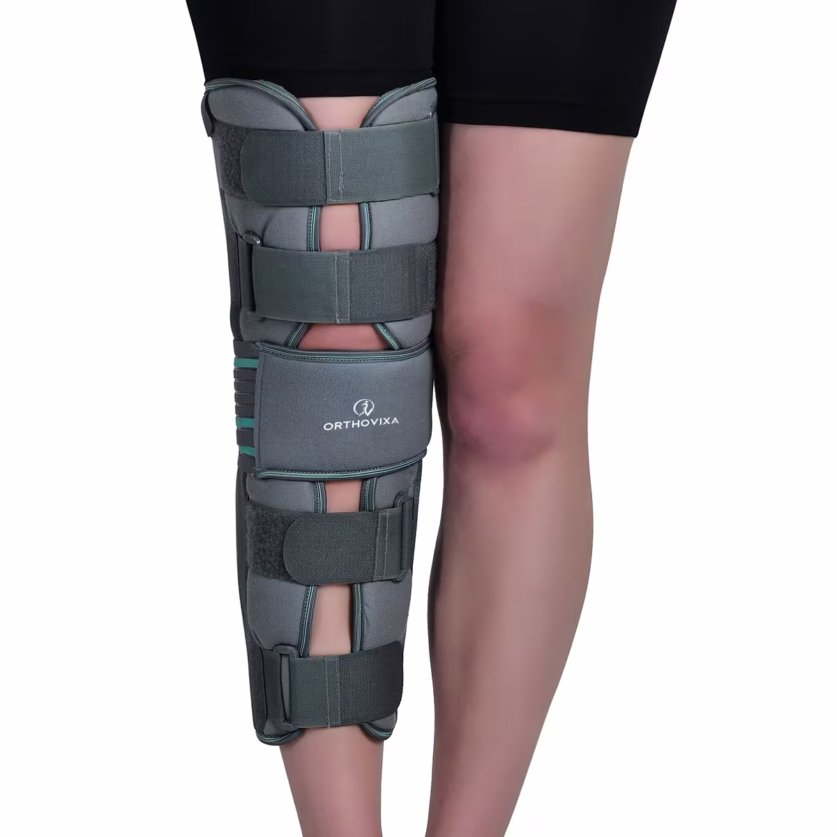 Orthovixa Knee Immobiliser | Foam Padding with Aluminium Splints